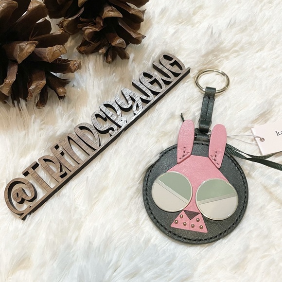 Kate Spade Money Bunny Spademals Dangle Keyring - Picture 1 of 7